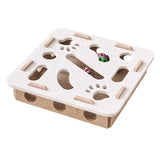 cat maze toy felt puzzle box