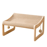 Desktop cat scratching pad natural SISAL