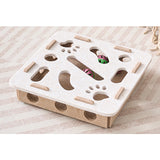 cat maze toy felt puzzle box