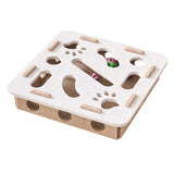 cat maze toy felt puzzle box