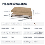 CORRUGATED CARDBOARD CAT BED