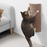 Corrugated cardboard cat playing post